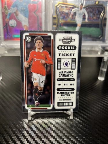 2022-23 Panini Chronicles Contenders Optic Premier League Alejandro Garnacho#299