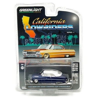 1950 Mercury Eight Chopped Convertible  Lowrider**** Greenlight Lowriders 1:64