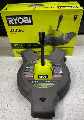 #ad #ad RYOBI 12 in. 3100 PSI Electric Pressure Washer Surface Cleaner RY31SC312 $39.00