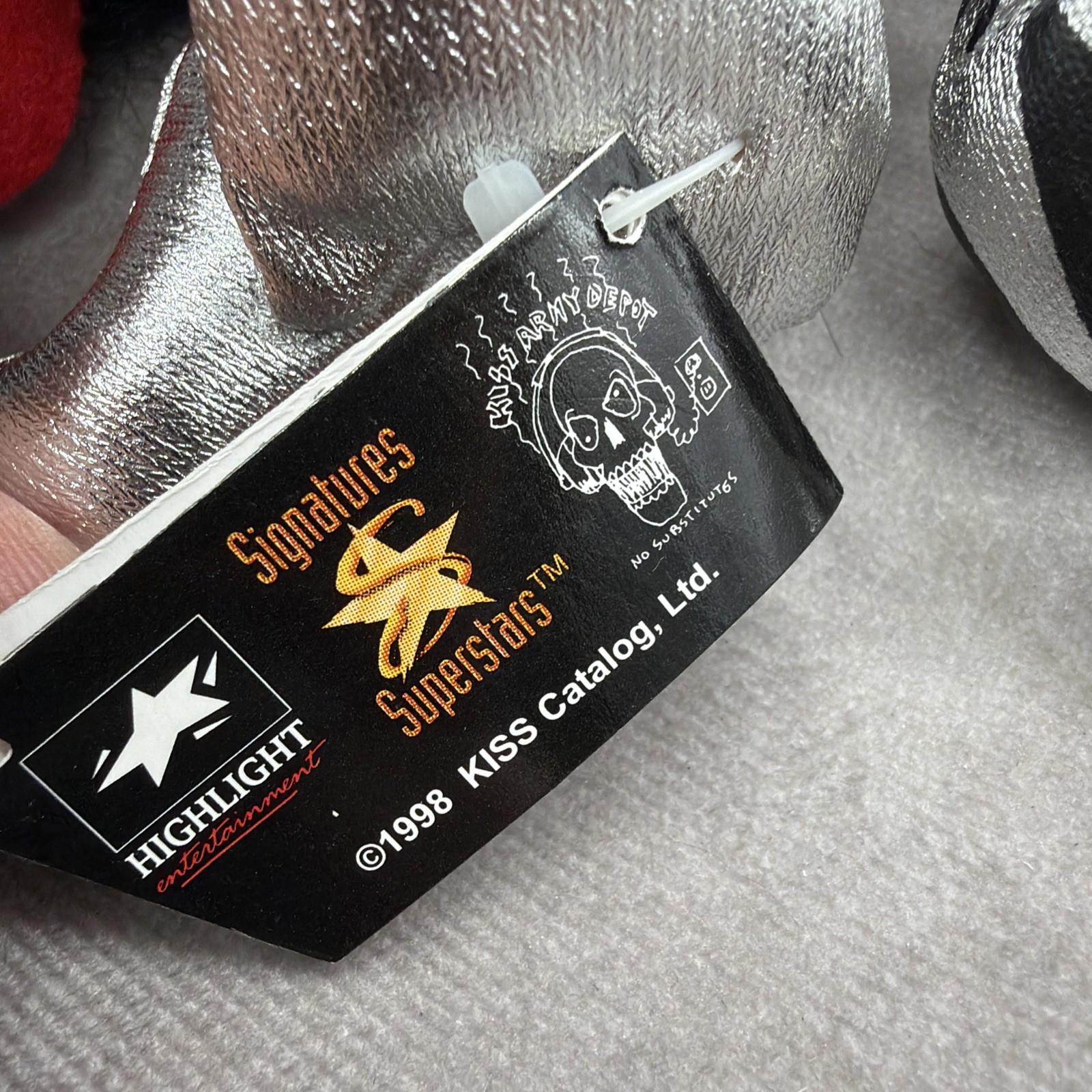 KISS Catalog Plush Dolls w/Tags Gene Ace Peter Paul Vintage Rock Band Set Of 4