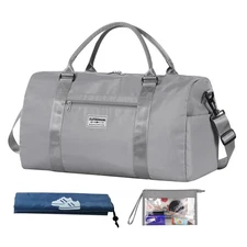 Large Travel Duffel Bag, Sports Tote Gym Yoga Airplane Carry-on With Extra Sh...