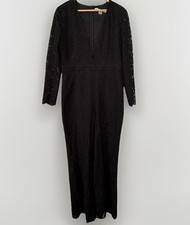 DIANE von FURSTENBERG Gr.12  (40)Overall Jumpsuit  Lang Spitze