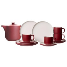 Ritzenhoff & Breker JASPER Kaffeeservice mit Kanne Teeservice matte Farben