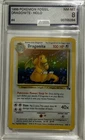 Pokemon Fossil Dragonite Holo Rare Unlimited 4/62 AGS 8 Graded Card