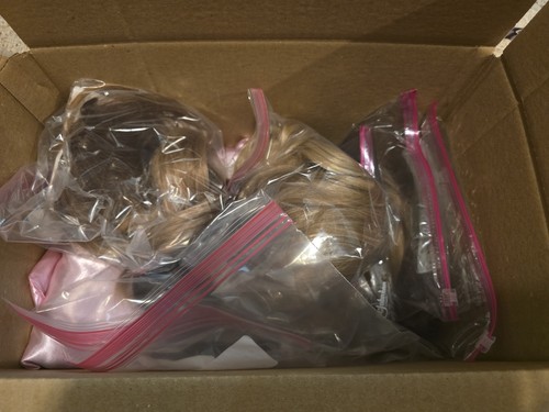 10 Wigs & 3 Topper Lot Synthetic Wavy, Layered, Straight, Bangs, Tried On Only.