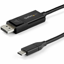 StarTech 6.6ft 8K USB C to DisplayPort 1.4 Thunderbolt 3 Cable CDP2DP142MBD