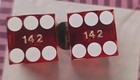 Horseshoe Casino - Bossier CityCraps Dice Pair Red Matching Serial #s — photo 4