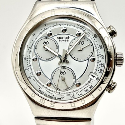 Swatch Irony シルバー 腕時計 Swatch Irony Quartz Silver Wristwatch | eBay