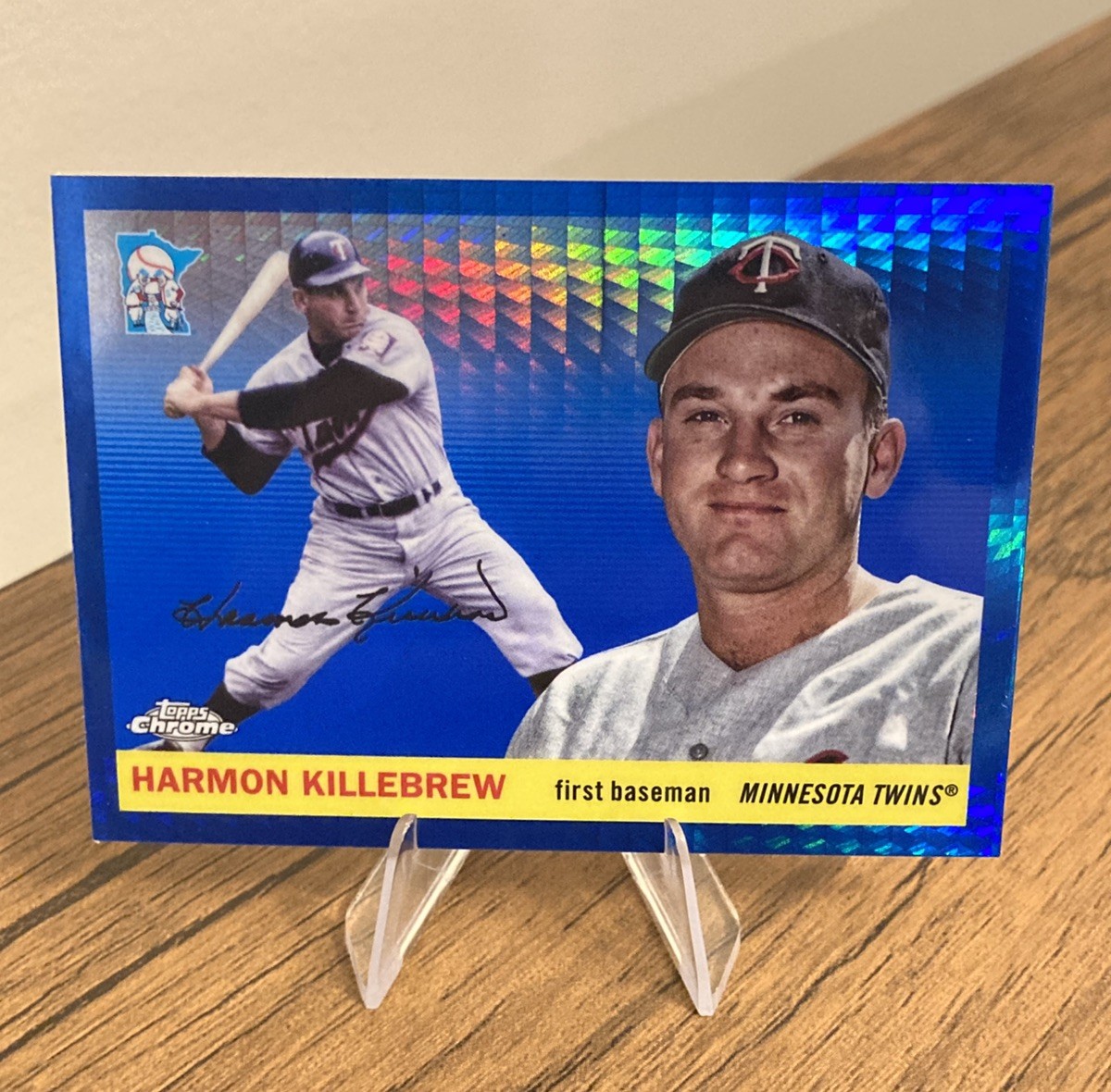 2025 Topps Chrome Platinum Harmon Killebrew Blue Prism #432