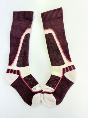 Kinder Ski Socken Columbia Größe 31-34 Bis 37 Dehnbar