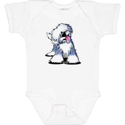 Inktastic Old English Sheepdog Baby Bodysuit - KiniArt Oes Sheepdogs Dog Dogs