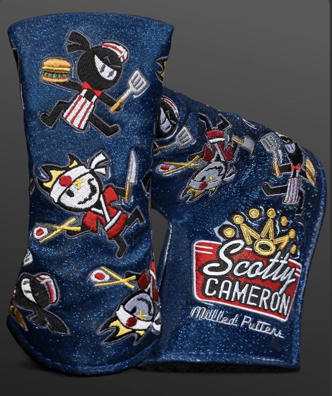 🔥 Scotty Cameron Ninja Diner Putter Headcover Hot Head Harry San Wasabi Warrior