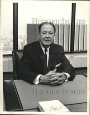 1969 Press Photo Herbert L. Nicholl, U.S. Steel Corp, Houston - hcb53159
