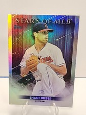 Shane Bieber 2022 Topps Stars of the MLB CHROME #SMLBC-42 Cleveland Guardians