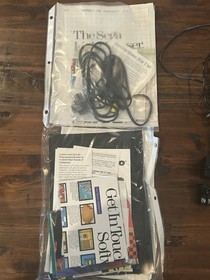 SEGA Master System Video Game Console 3 Controllers 19 Games Papers Hookups