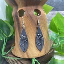 2 Silver-tone Bohemian Drop Dangle Earring Set New Free Ship C1829