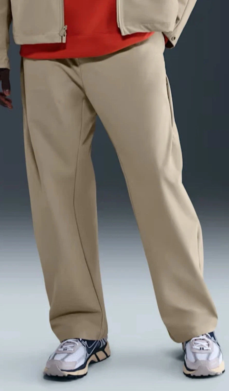 Nike 24.7 Perfect Stretch UV Loose-Fit Pants Utility Khaki Men’s 34x30 New