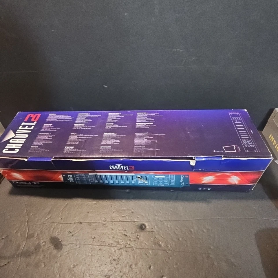 Chauvet DJ OBEY10 DMX-512 2U Rack Mount Light Controller+Beat-Activation OBEY 10 - Image 4 of 4