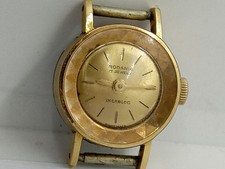 Vintage RARO RODANIA placcato oro G20 Cal. Orologio ETA 2410 FUNZIONANTE molto bene LEGGI!