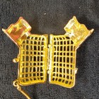 Vintage Gold Tone Figural Scottie Dog Terrier Keychain Openwork Cage Opens Charm — photo 3