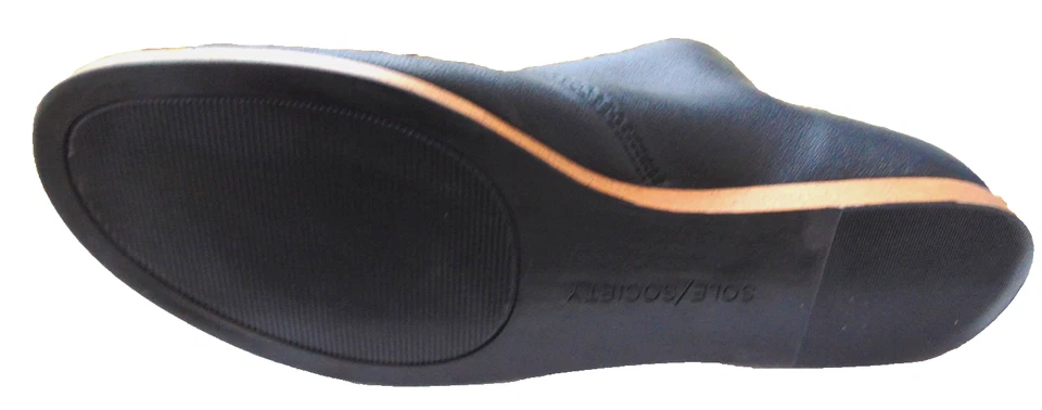 Sole Society Colvan D’Orsay Open Toe Leather Cut Out bLUE Flats Shoes,Sandal~7.5 - Image 4 of 4