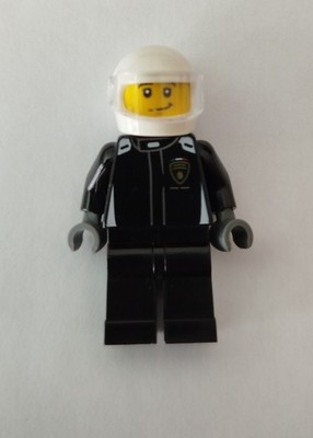 LEGO Minifigur ''Lamborghini Huracán Super Trofeo EVO Rennfahrer'' (Nr. sc085)