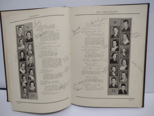 Vtg 1934 & 1935 West High School Occident Yearbooks Columbus Ohio Hilltop B9 - Picture 18 of 20