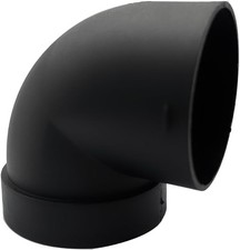 Air Heater Duct Connector, 75mm/3inch L-Shape Elbow Ducting Pipe Outlet 1PCS