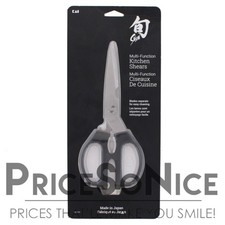 Shun Multi Purpose Shears, Stainless Steel Kitchen Scissors, DM7300, Black, 3.5