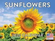 Sunflower Calendar 2026 Monthly Wall Calender 12 Month