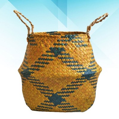 Creative Seaweed Weaving Basket Faltbare Aufbewahrungskörbe Schmutzige Kleidung