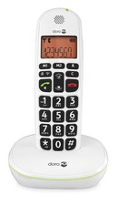 Doro PhoneEasy 100W DECT Cordless Phone with Amplified Sound and Big Buttons, NO