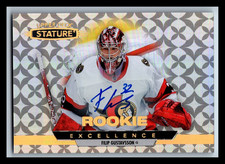 2021-22 Ud Stature Rookie Auto RE-46 Filip Gustavsson