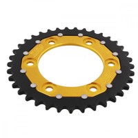 Kettenrad Alu Gold 37-ZäHne 520-Teilung FüR Ducati Monster 696 ABS Bj. 2010-2014