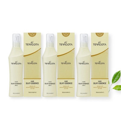 Silkamino Terracotta Hair Silky Essence 200ml x3 Korean Hair Care K-Beauty