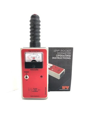 SPY PJM Pocket Volt Jeepmeter for High Voltage Pulse Output Detectors 0-20 KV