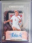 Tiffany Roberts 2024-25 Panini Obsidian Class Of 1999 Auto Orange USWNT #036/149