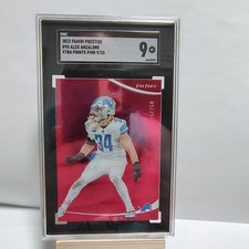 2023 Panini Prestige - Alex Anzalone #98 Xtra Points Premium Pink 9/25 SGC 9