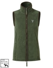 Whippet Italian Greyhound Clothing Gift Embroidered Women's Fit Fleece Gilet.