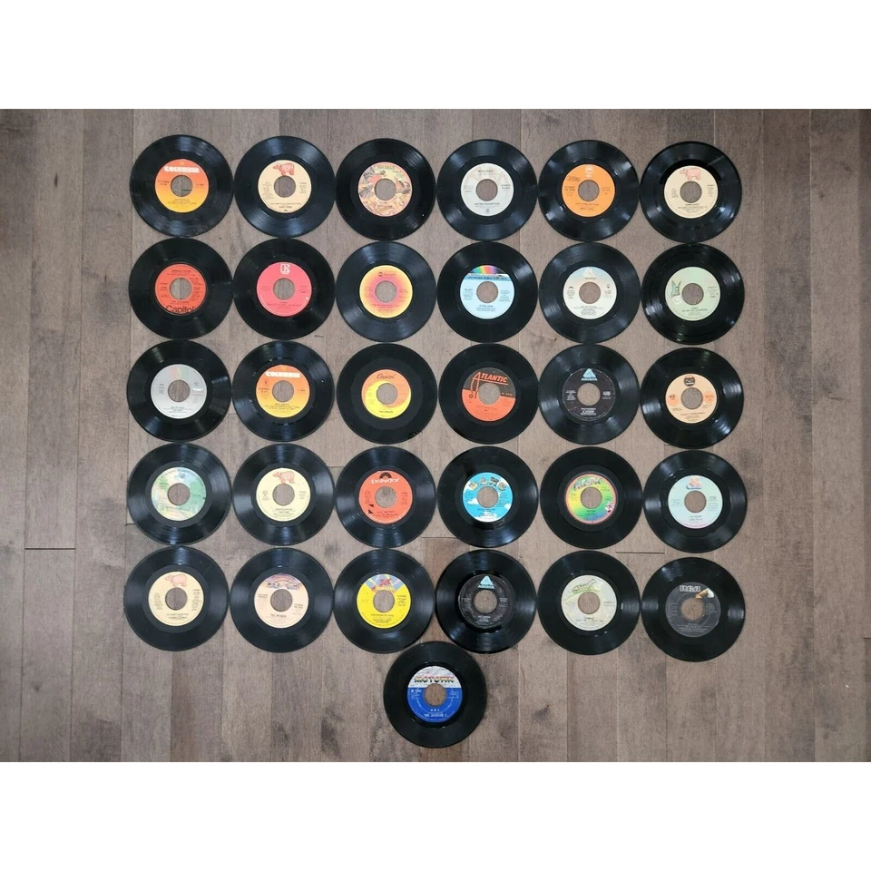 Lot of (31) Vinyl Records 45 RPM - Brad, Queen, Elton John, Jackson 5, Meat Loaf - Image 3 of 4