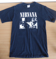 Vintage Nirvana T Shirt 1990's Size S Front & Back Print RARE 90's