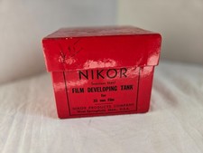 Vintage Nikor Stainless Steel Film Developing Tank W/Reel 35 MM  KK