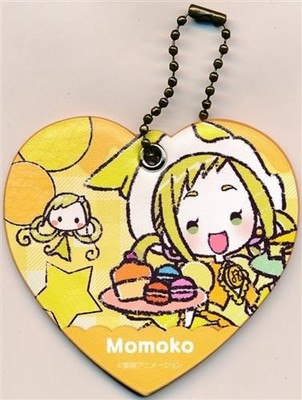 Moet! Ojamajo Doremi Graph Art Design Character Leather Charm 08 Asuka Momoko