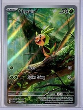Chespin 87/86 Pokemon Chaos Rising Illustration Rare Holo NM-M (Pack Fresh)