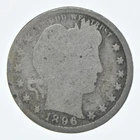 1896 Barber Quarter Estate Coin Collection *923