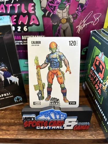 2025 Bo Jackson Battle Arena Caliber `Caleb Williams` Blizzard Battlefoil Glow