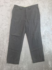 VTG 90s Polo Ralph Lauren Work Pants Mens 40x32 Charcoal Gray Made in USA Chino