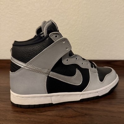 NEW 2002 Nike Dunk High Black 3M Reflective Silver Vintage 630383