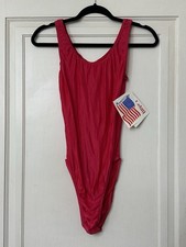 Vintage 90s Pink Leotard Lejay Inc. Dance Outfit