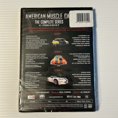 DVD American Muscle Car Complete TV Series 1-3 ~ Region ALL ~ new